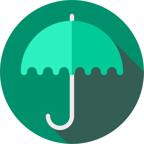 Icon Regenschimr grün